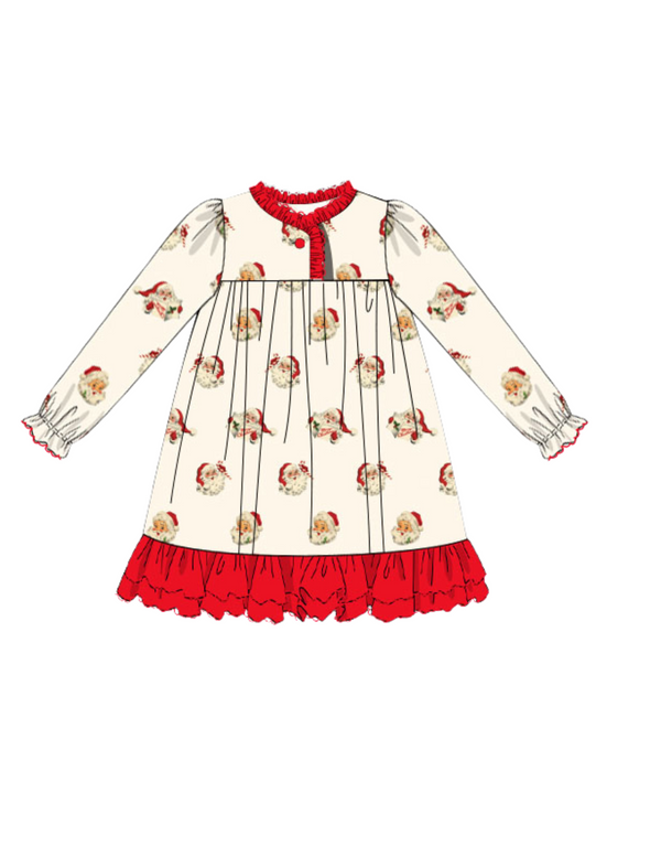 Vintage Santa Knit Night Nights - Nightgown