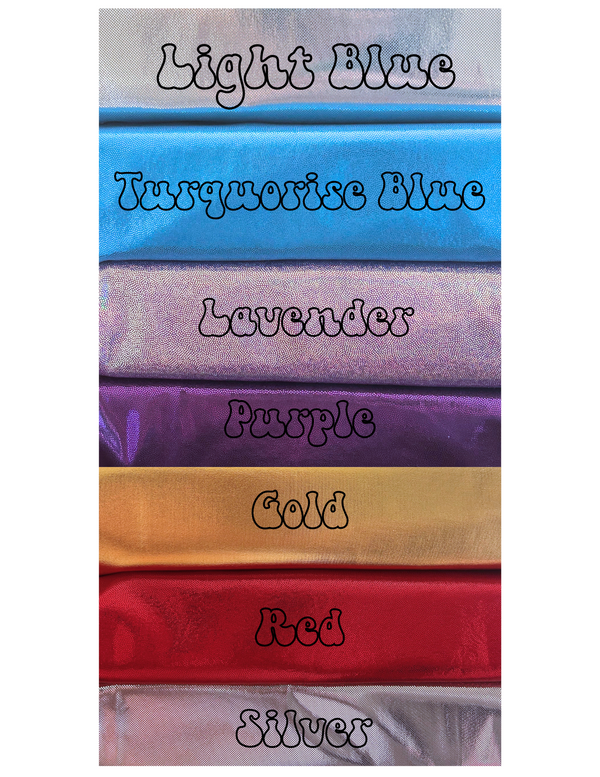 Embroidered Sequined Bag Name Tag