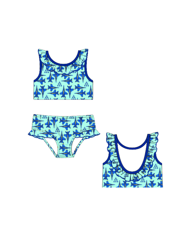 PREORDER 23 ETA JUNE: Center Point Collection - Ruffled Bikini