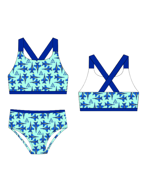 PREORDER 23 ETA JUNE: Center Point Collection - Crossed Back Bikini