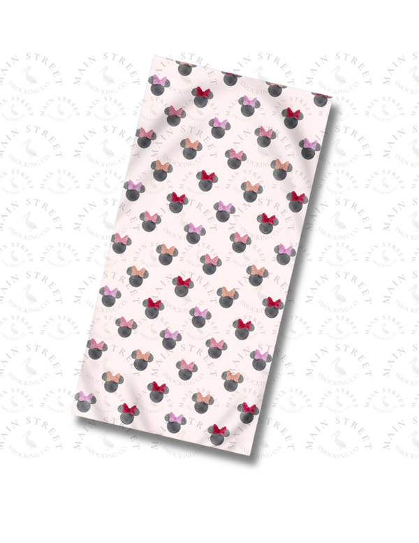 PREORDER ETA JUNE: Albert Oversized Towel - Pink Watercolor Mouse