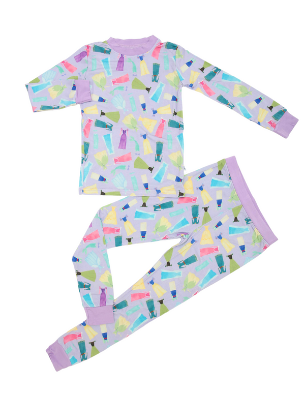 Main Street Bamboo 2 Piece PJs - Princesses