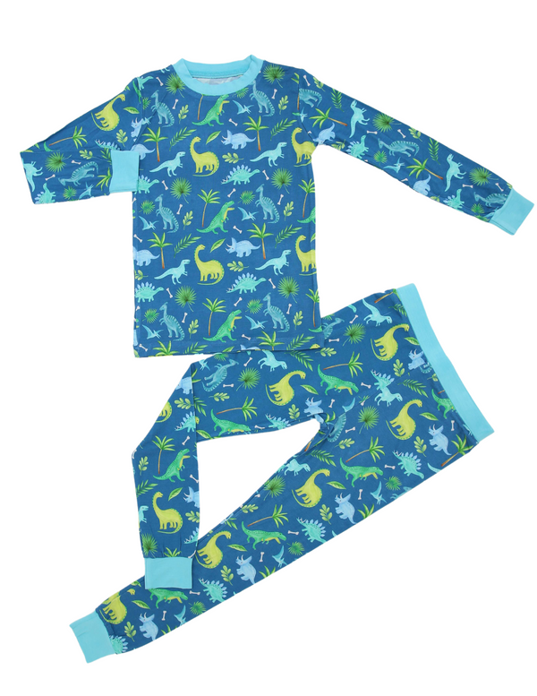 Main Street Bamboo 2 Piece PJs - Dinosaurs