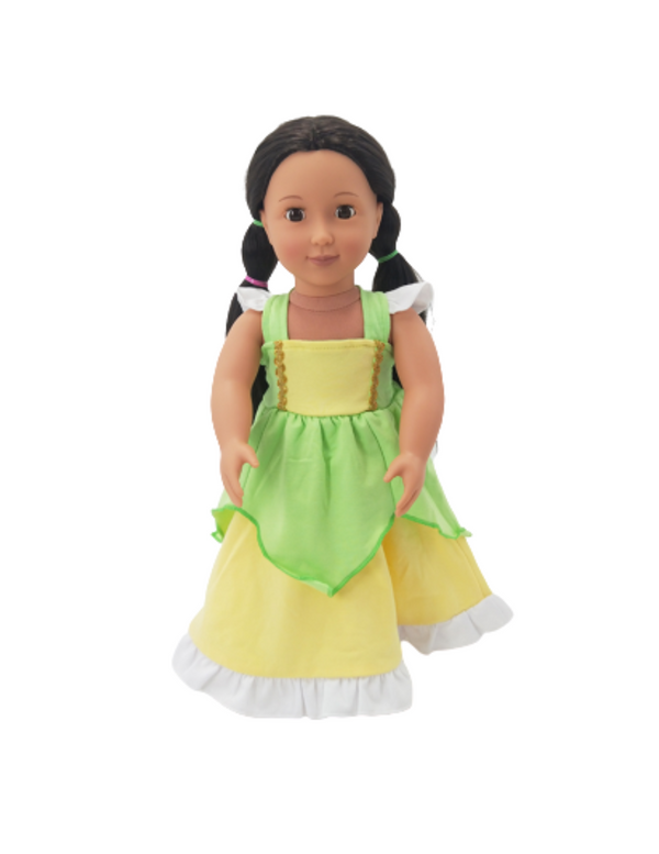 Doll Dress Up - Frog Princess Inspired Dress