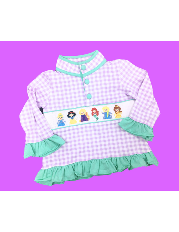 Princesses Smocked Pullover