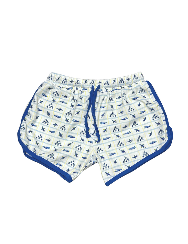 Blues Days Collection: Drawstring Tracker Shorts