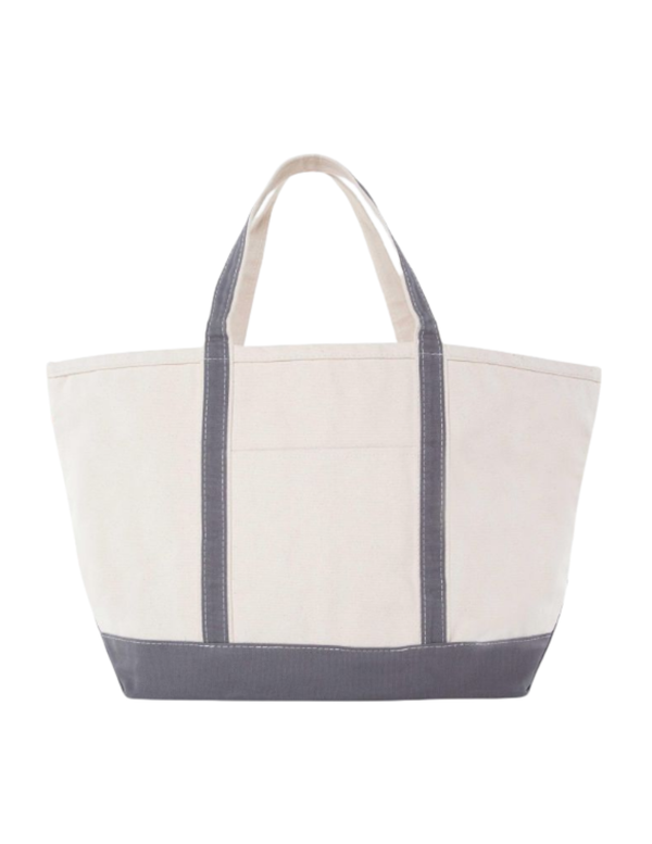 PREORDER: PERSONALIZED CANVAS BOAT TOTE - Medium