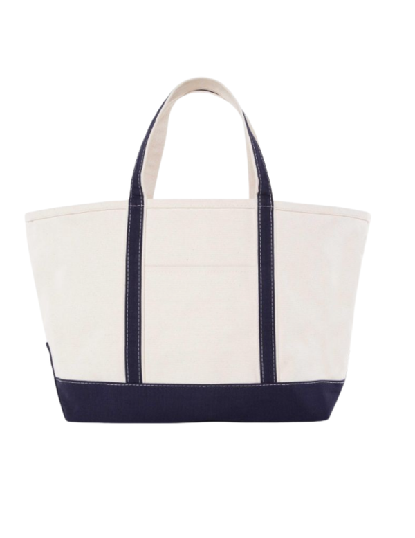 PREORDER: PERSONALIZED CANVAS BOAT TOTE - Medium