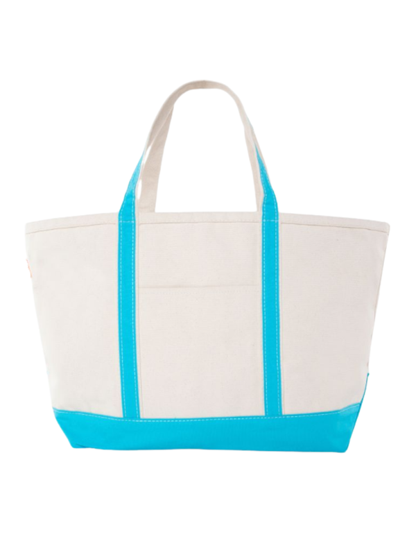 PREORDER: PERSONALIZED CANVAS BOAT TOTE - Medium