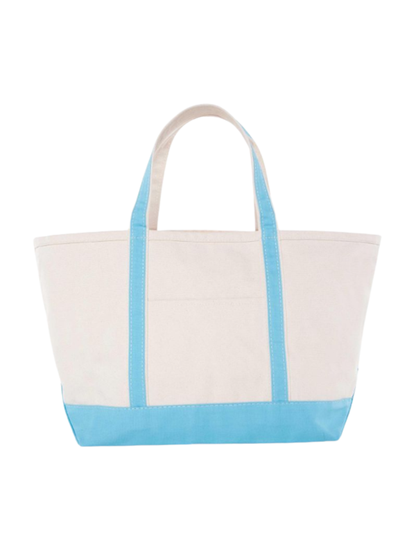 PREORDER: PERSONALIZED CANVAS BOAT TOTE - Medium