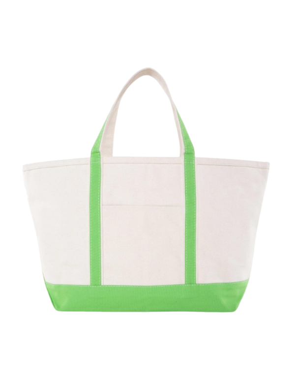 PREORDER: PERSONALIZED CANVAS BOAT TOTE - Medium