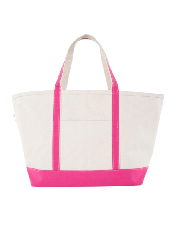 PREORDER: PERSONALIZED CANVAS BOAT TOTE - Medium