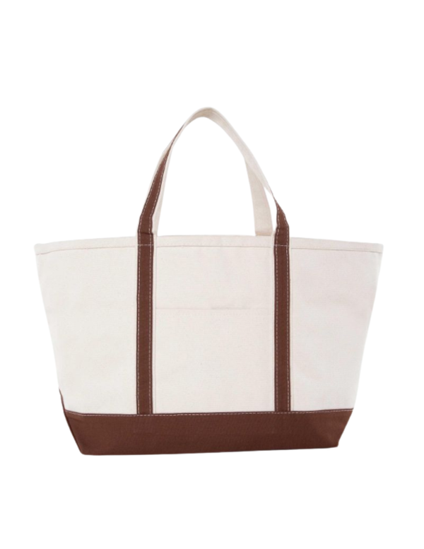 PREORDER: PERSONALIZED CANVAS BOAT TOTE - Medium