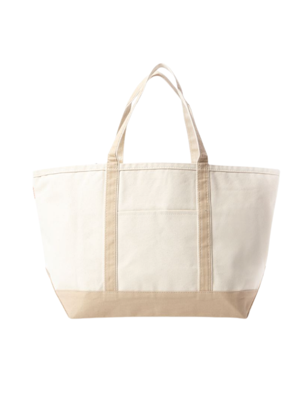 PREORDER: PERSONALIZED CANVAS BOAT TOTE - Medium