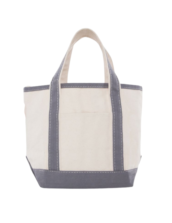 PREORDER: PERSONALIZED CANVAS BOAT TOTE - Medium