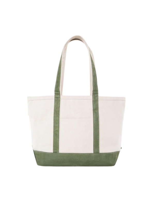 PREORDER: PERSONALIZED METALLIC CANVAS BOAT TOTE - Medium