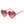 Load image into Gallery viewer, Ruffled Heart Sunglasses - Red
