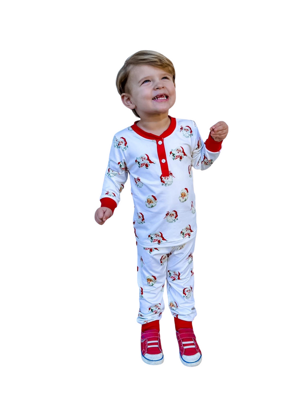 Vintage Santa Knit Night Nights - Night Set