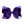 Load image into Gallery viewer, Small Grosgrain Hair Bow - Deep Purple
