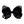 Load image into Gallery viewer, Small Grosgrain Hair Bow - Black
