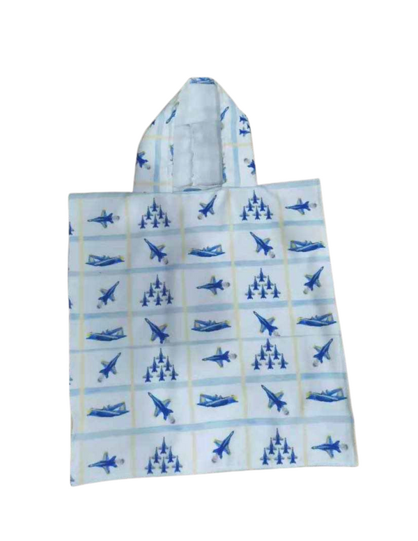 Blues Days Collection: Main Street Magic Hooded Towels - High Flying Blues