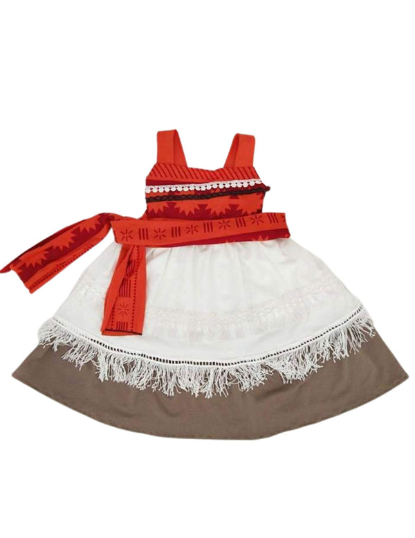 Princess Moana Inspired Knit Dress